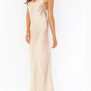 Show Me Your Mumu Champagne Lux Tuscany Bridesmaid Dress